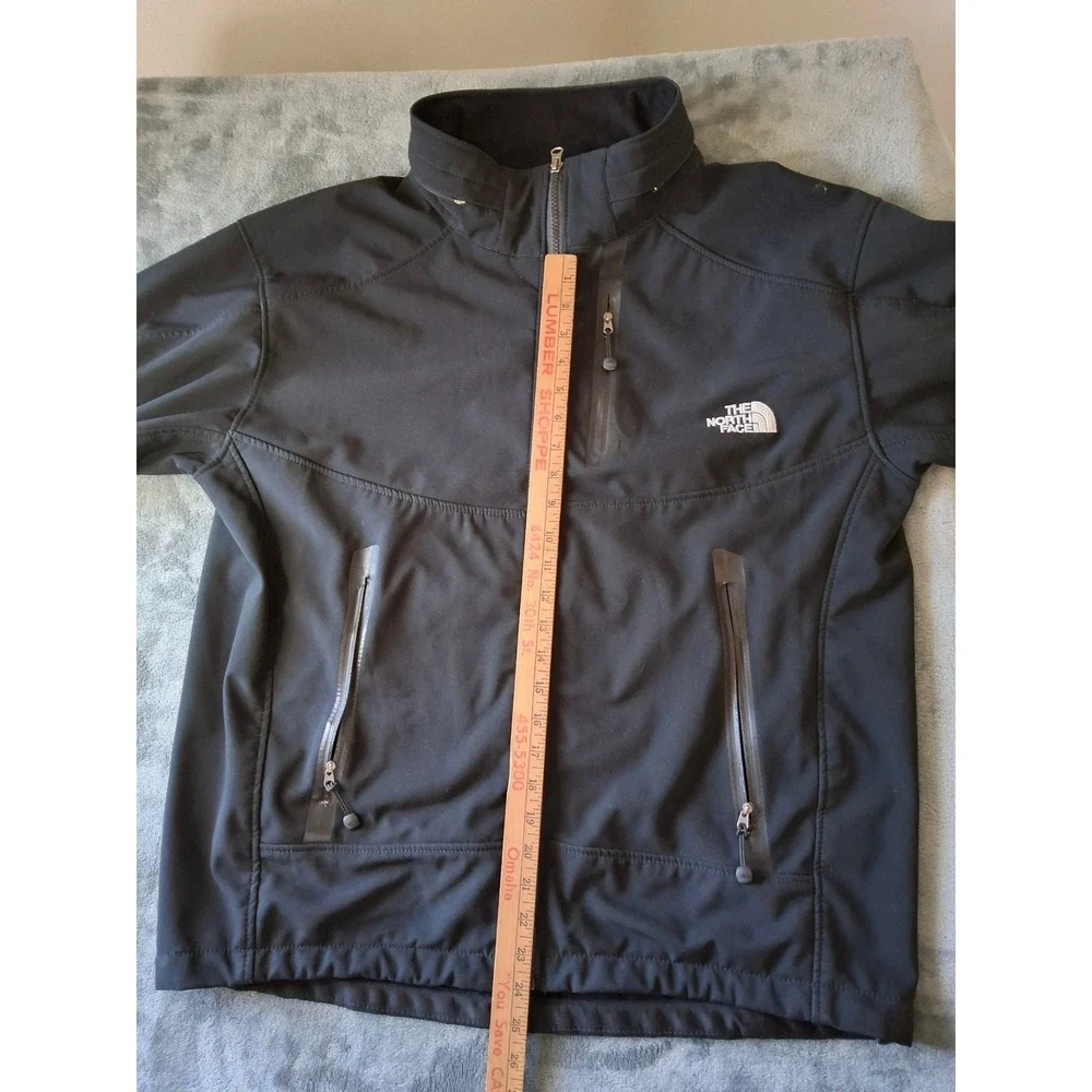 The North Face Summit Series Softshell Jacket Mens XXL Black Full Zip Coat